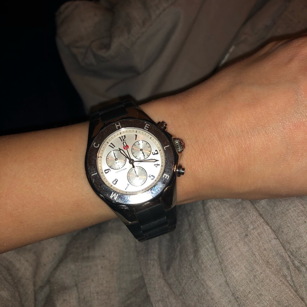 Michele Tahitian jelly bean watch